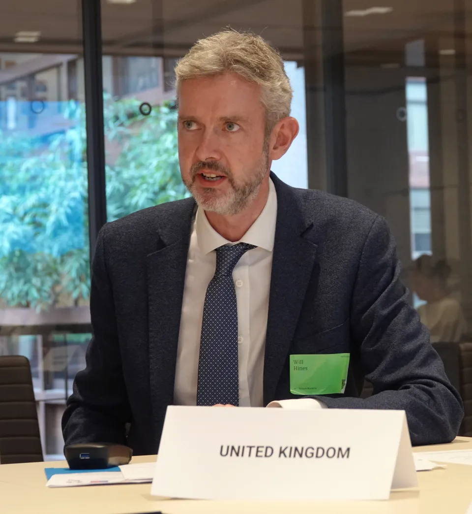 Will Hines, Director for Development and Open Societies, Foreign, Commonwealth & Development Office, United Kingdom.
