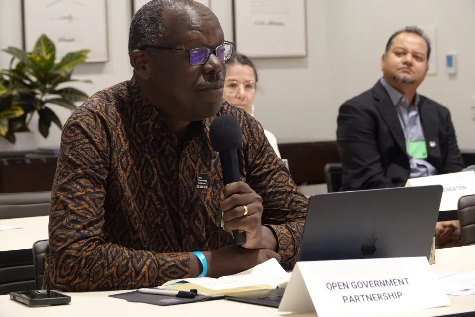 Aidan Eyakuze, Chief Executive Officer, Open Government Partnership.