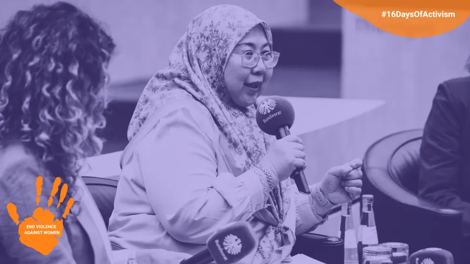 Photo from INTER PARES launch of Beyond Numbers report (October 2024)