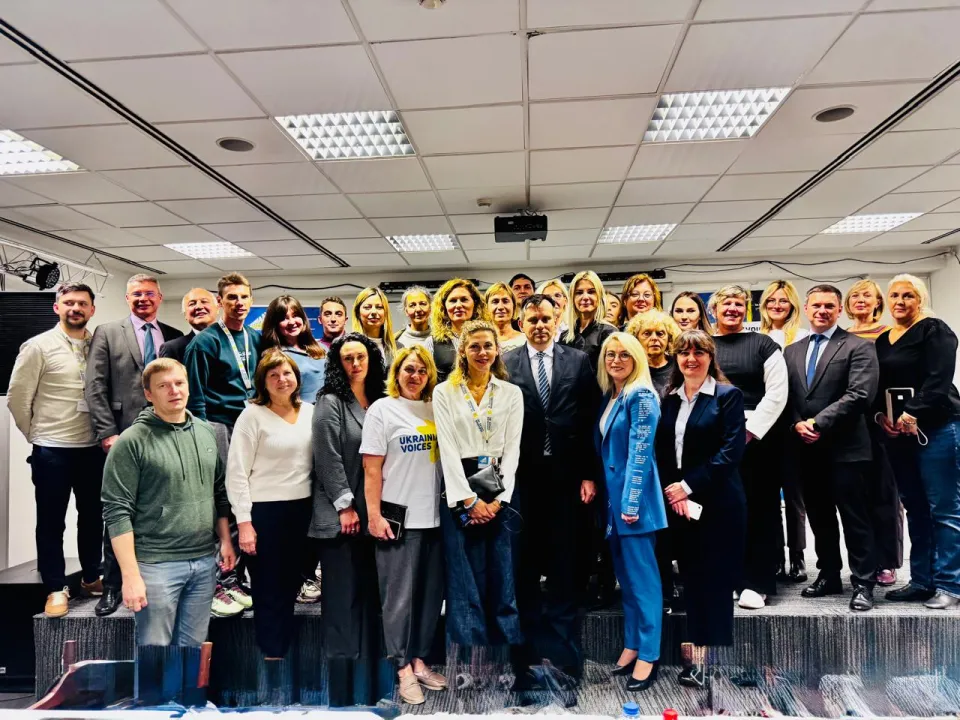 Meeting with Ukrainian diaspora in Brussels