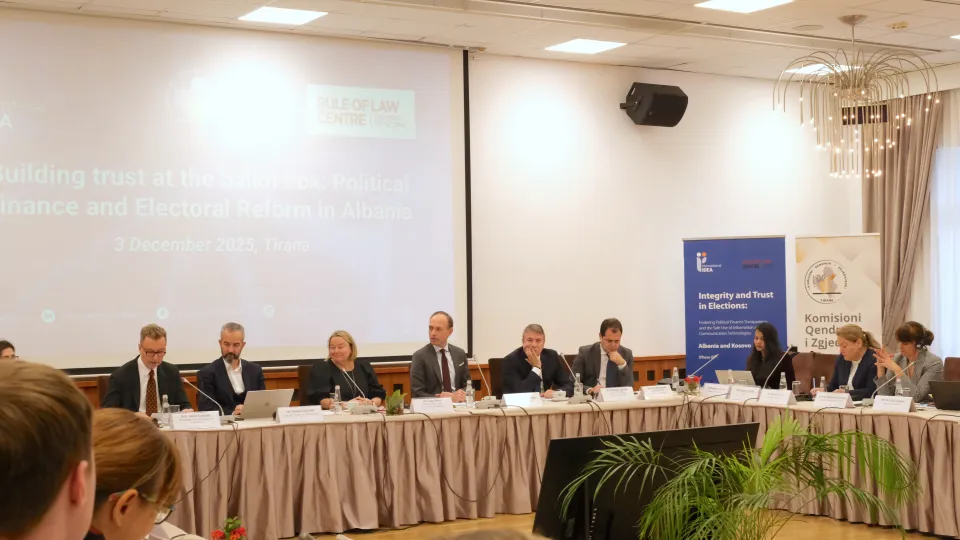 Regional Conference Building trust in ballot box: Transparency and Electoral Reform in Albania 
