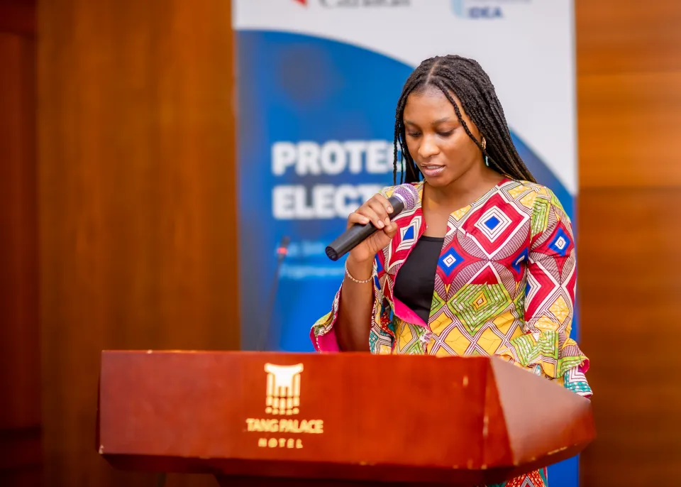 Protecting Elections: Addressing GBDV in Elections Workshop Ghana, Dec 2025. Photo by @ADPRO Photo/ International IDEA. 