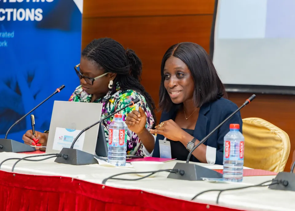 Protecting Elections: Addressing GBDV in Elections Workshop Ghana, Dec 2025. Photo by @ADPRO Photo/ International IDEA. 