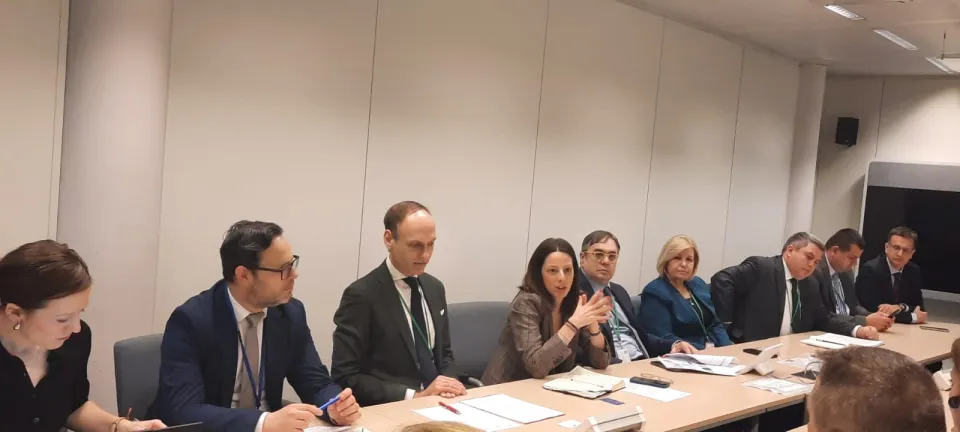 Meeting with Mr B. Gallo Head of Division for Hybrid Threats and Cyber, EEAS