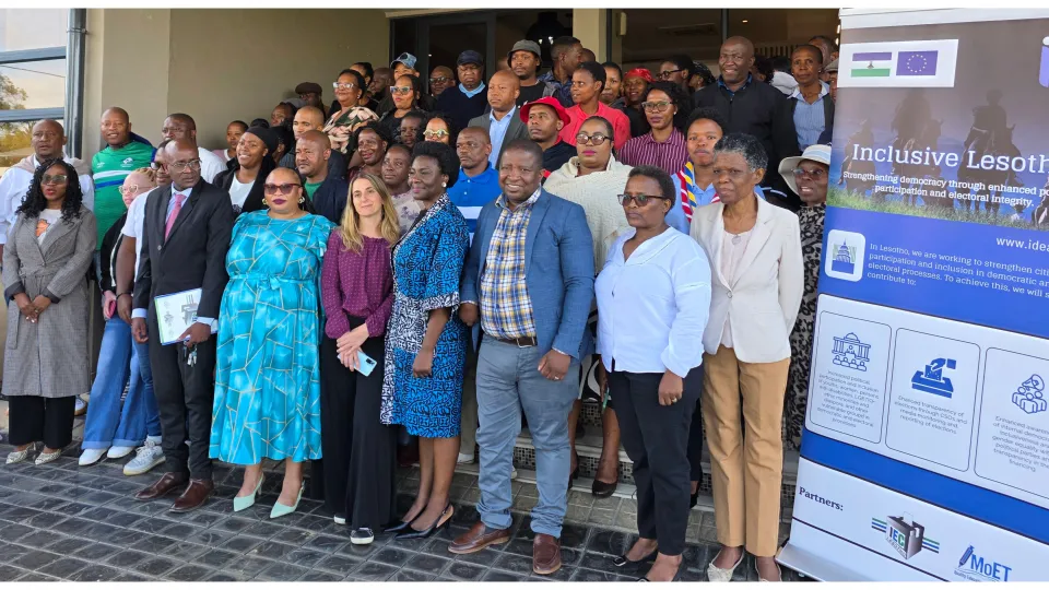 A cross section of participants for the meeting
