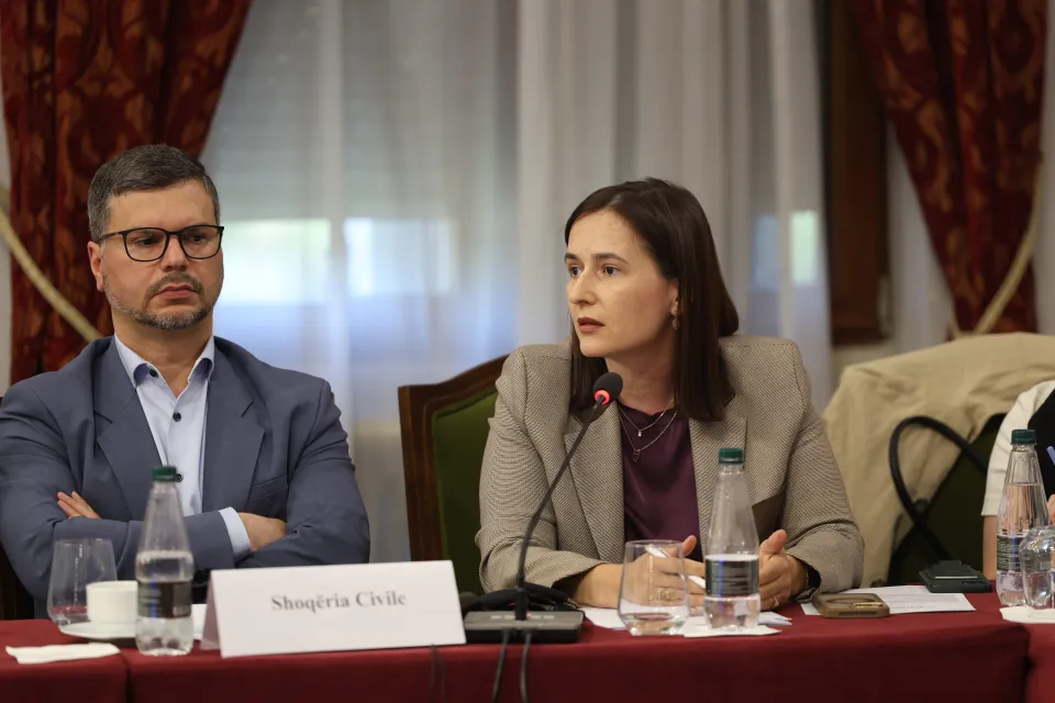 Civil society representatives at the launch event of the EU funded project to support Asssembly