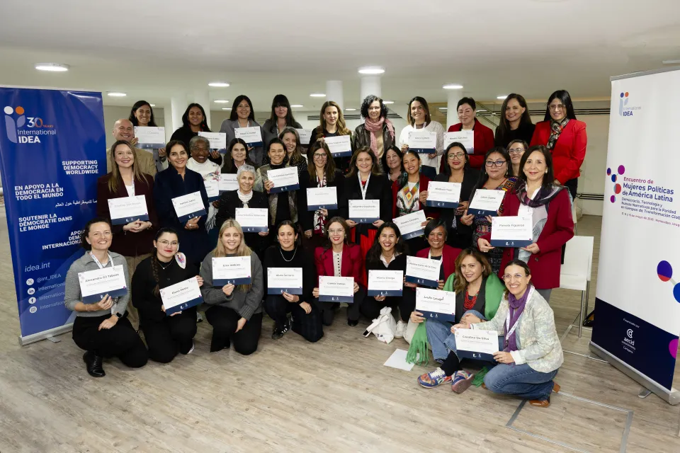 Participantes del Encuentro de Mujeres Políticas de América Latina