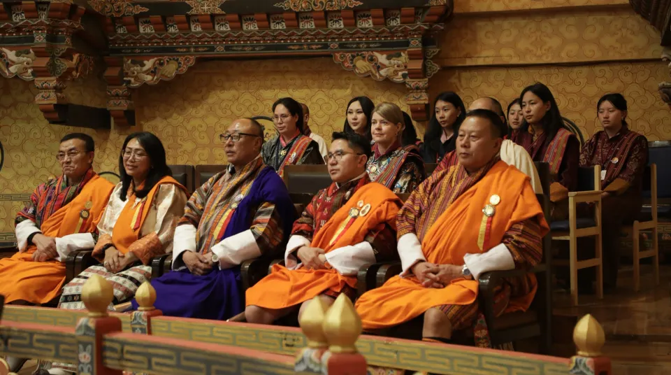 The opening ceremony of the National Assembly and National Council of Bhutan on 14 May 2026.