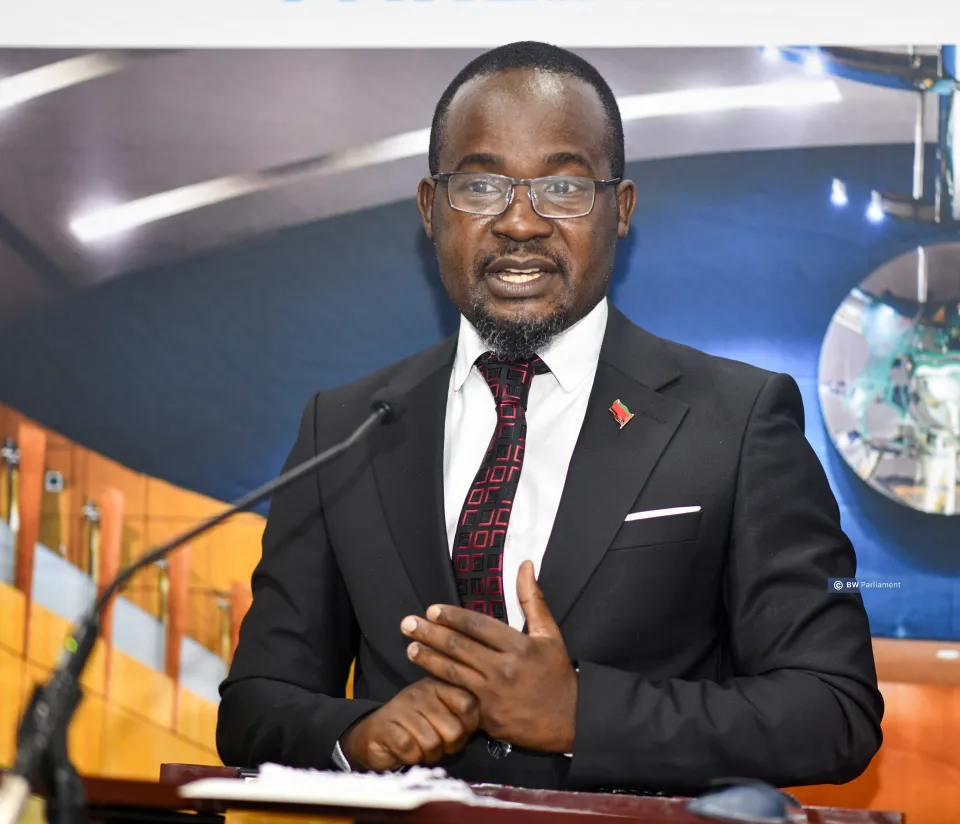 Hon. Sosten Gwengwe, Chairperson of the Parliamentary Budget and Finance Committee of Malawi. /Bright Khumanego, BW Parliament