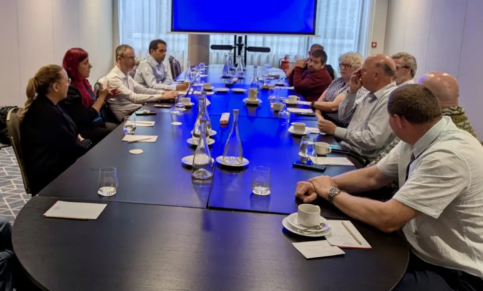 International IDEA Team conducting a stakeholder consultation meeting 