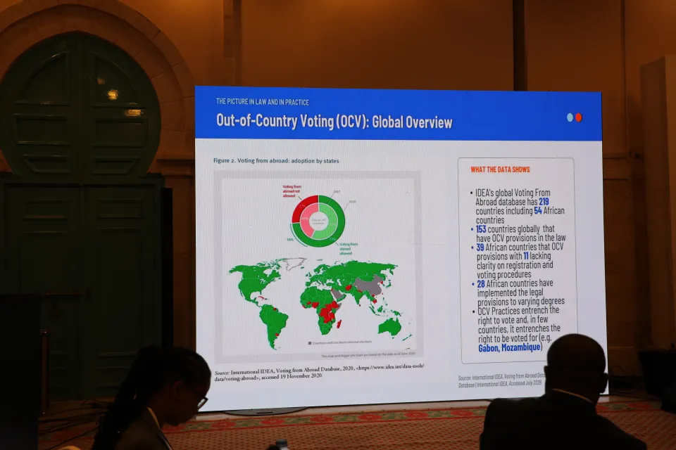 Participants at the 10th Annual Continental Forum of Election Management Bodies, held in Sharm El-Sheikh, Egypt, from 6–8 July 2026.