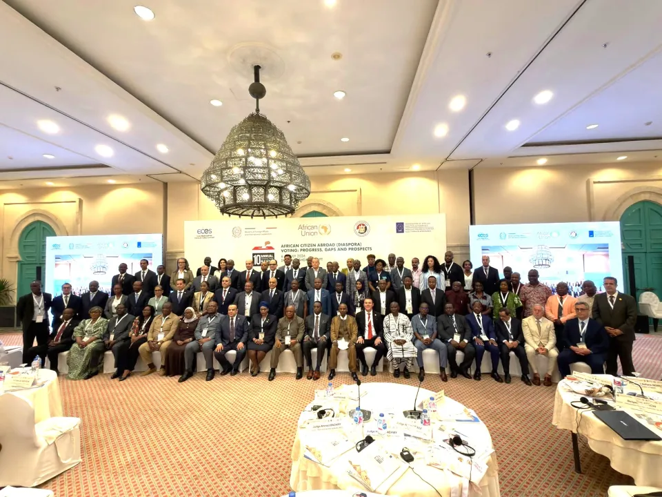 Participants at the 10th Annual Continental Forum of Election Management Bodies, held in Sharm El-Sheikh, Egypt, from 6–8 July 2026.