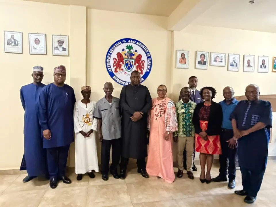 The delegation of the mission.