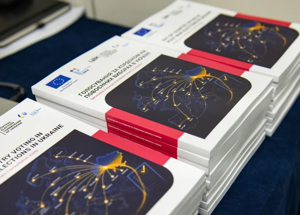 Publication on out of country voting in Ukraine
