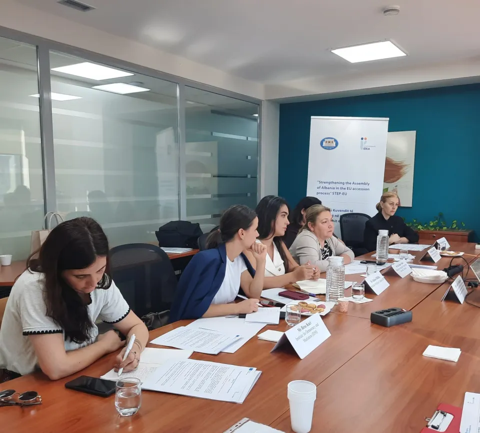 ICT assessment mission of Albanian Assembly - meetign with NGOs and journalists
