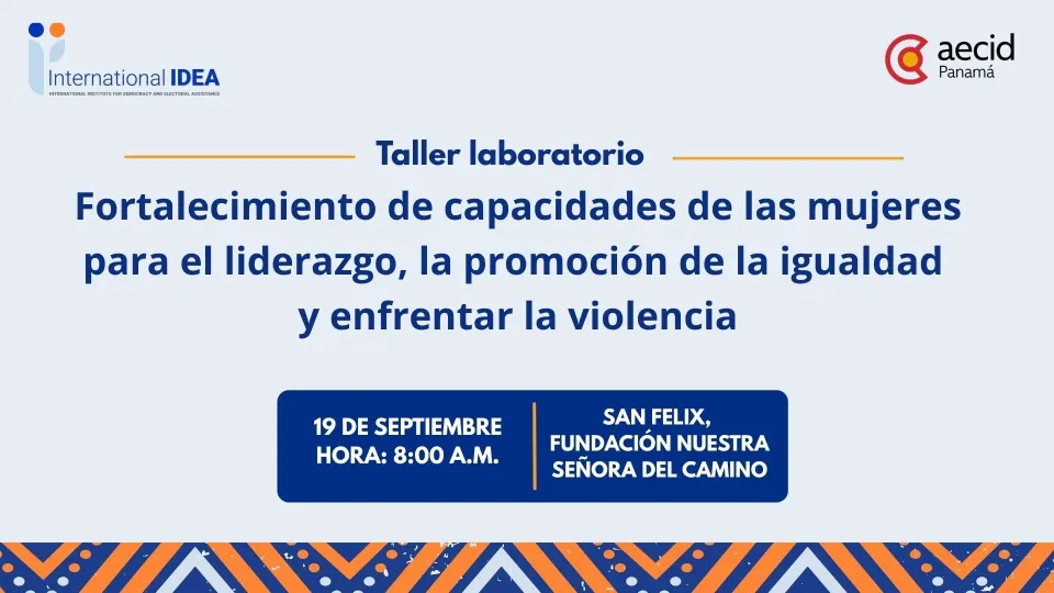 Fortalecimiento de capacidades de las mujeres para el liderazgo, la promoción de la igualdad y enfrentar la violencia 