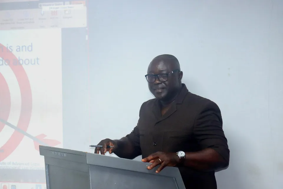 Legislative Drafting and Scrutiny Workshop with the Parliament of Sierra Leone in Freetown, 1 September 2026. Photo credit: Parliament of Sierra Leone.