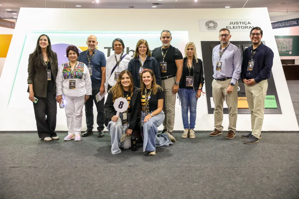 Marcela Ríos Tobar led the International IDEA delegation, joined by Antonio Spinelli, Nicolas Liendo, and Luis Consuegra, together with representatives from other delegations.  