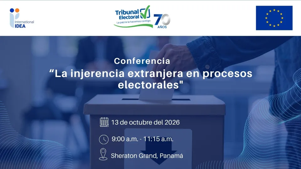 Conferencia "La injerencia extranjera en procesos electorales"