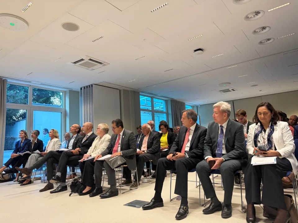 Audience for the Brussels launch of the GSoD Report 2026