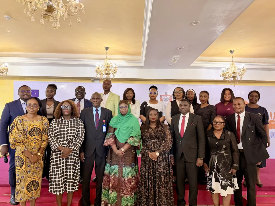 Government stakeholders at the validation workshop on the SGBV Identification Guidelines and Checklists for Legal Aid Case Work.