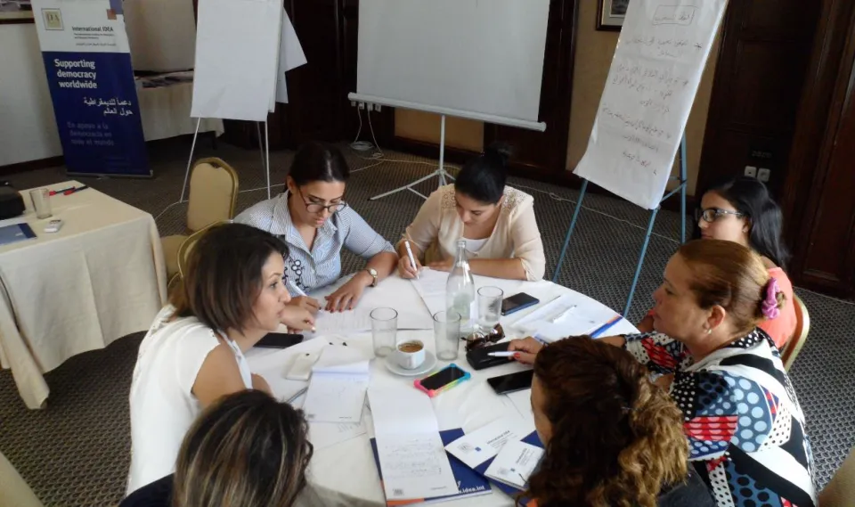 Participants from previous multiparty workshop took place between July-September 2017. Photo credit: Hamza Amor