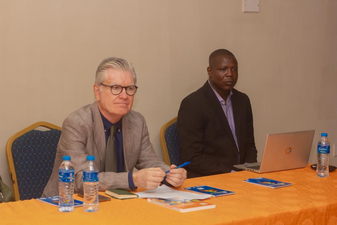 Dr. Idrissa Tarawallie, International IDEA´s Head of Porgrammme, Sierra Leone, during the SoD training.