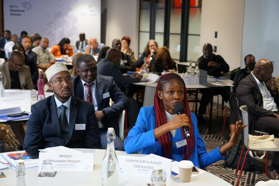 Event photo from the AI for Electoral Actors workshop in Johannesburg