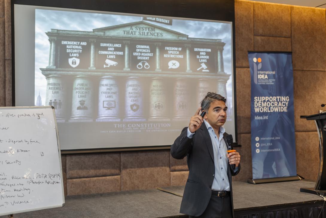 Sumit Bisarya, Head of International IDEA’s Constitution-Building and Rule of Law Programme Credit: International IDEA, 2026