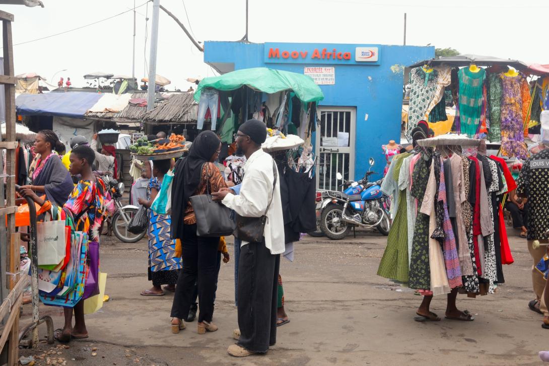 Small business owners, Cotonou, Benin. Credit: Manny Jefferson
