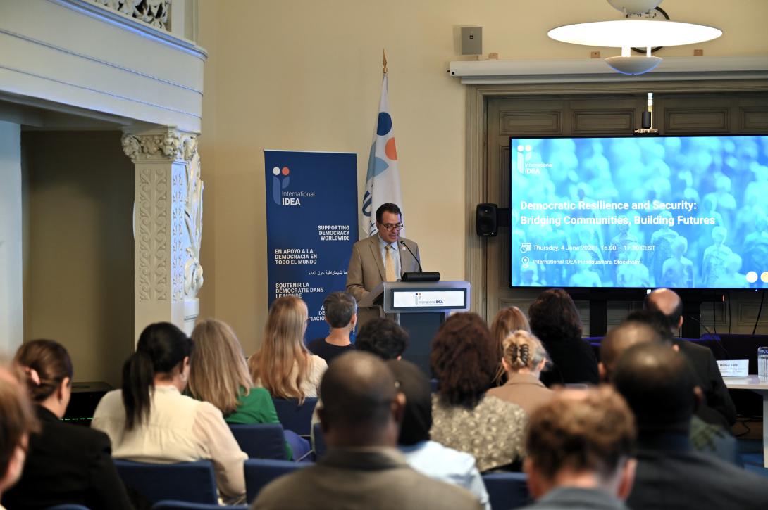 Opening remarks by Dr Kevin Casas-Zamora, Secretary-General of International IDEA
