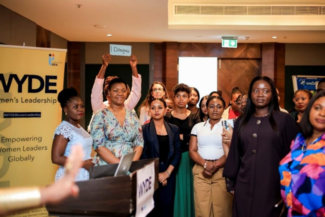 Participants took part in an exercise in which they indicated whether they “Agree,” “Don’t Know,” or “Disagree” with a series of narratives/stereotypes about women’s participation and representation in politics, leadership and decision making.