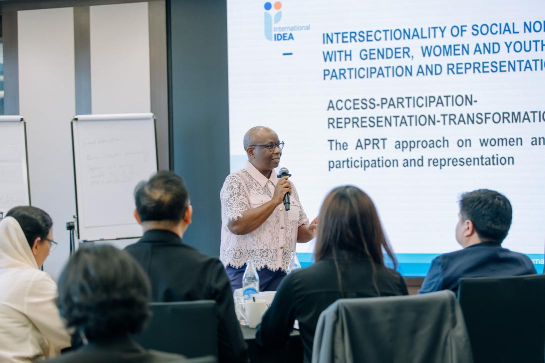 Access -Participation - Representation - Transformation (APRT) used under the WYDE Women's Leadership Initiative